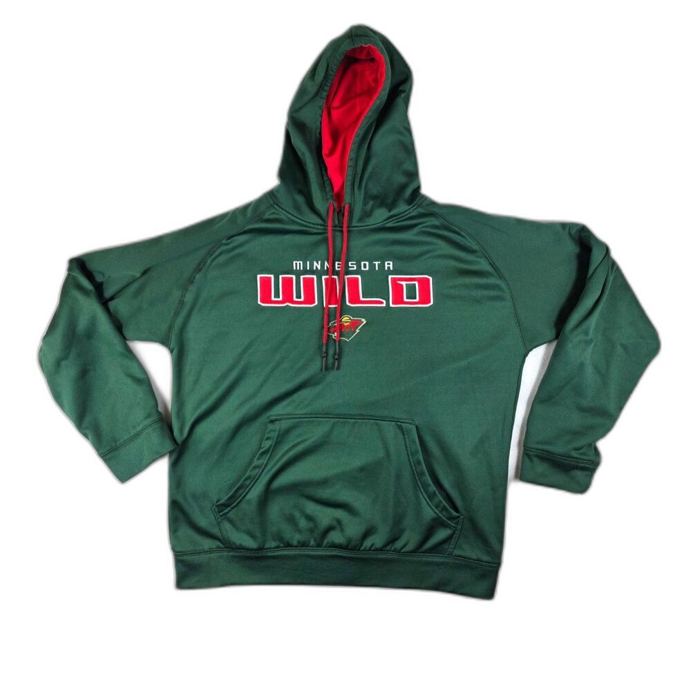 Minnesota Wild NHL Hockey Sports Stitched Hoodie Pullover Sweatshirt Men XL46/48